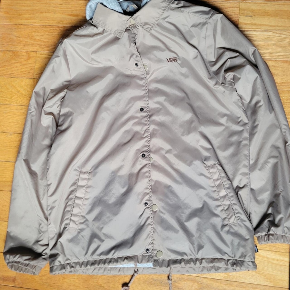 Vans Riley Khaki Hooded Coach Jacket